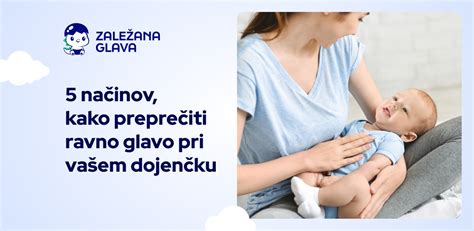 Ilustracija pravilnega položaja dojenčka za odvajanje