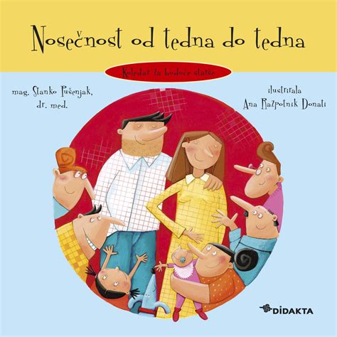 Ilustracija iz knjige Nosečniški koledar od tedna do tedna