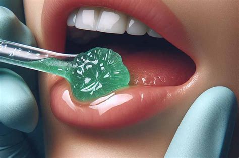 slika dojenčka z belimi oblogami v ustih, ki kažejo na soor