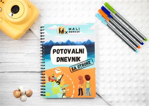 Ilustracija otroka, ki piše v dnevnik.