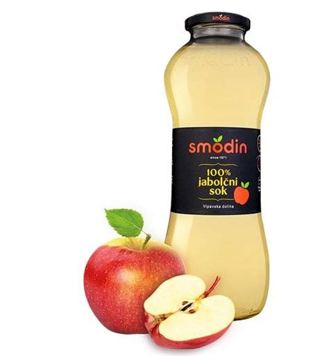 Embalaža jabolčnega soka za dojenčke