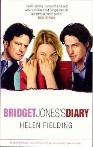 Ilustracija Helen Fielding s knjigo Bridget Jones's Diary
