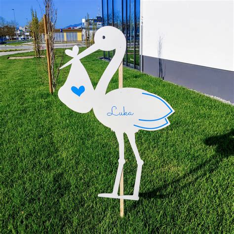 Personalizirana štorklja z imenom otroka