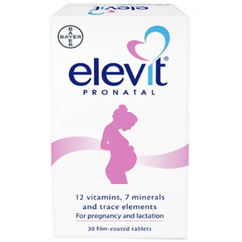 Prikaz pakiranja zdravila Elevit Pronatal