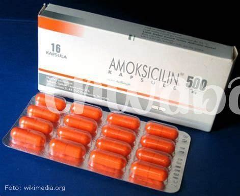 struktura molekule amoksicilina