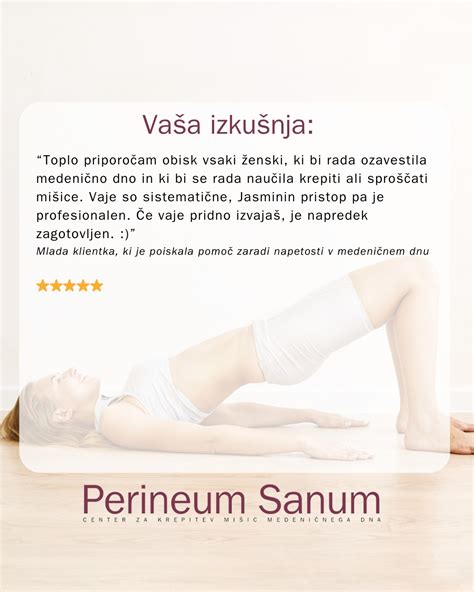 Ženska, ki izvaja nežne vaje za krepitev medeničnega dna
