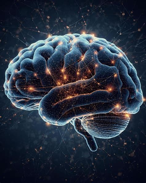 Možgani z možganskimi valovi, ki simbolizirajo inteligenco