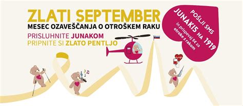 simbol zlata pentlja - ozaveščanje o otroškem raku