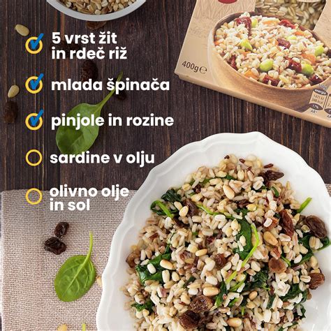 Primeri brezglutenskih žit: kvinoja, proso, ajda, riž
