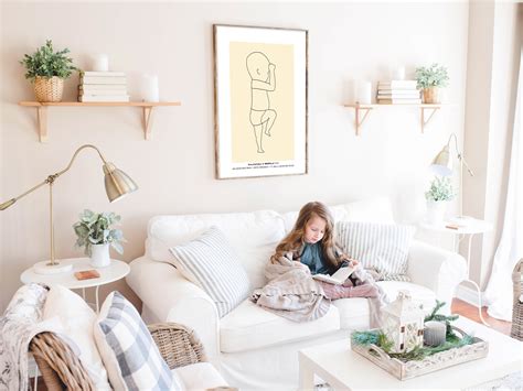 Ilustracija novorojenčka z družino