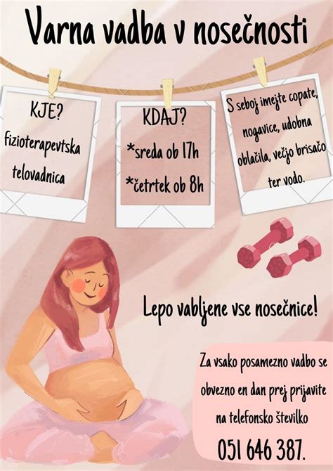 Ženska izvaja nežno vadbo za nosečnice