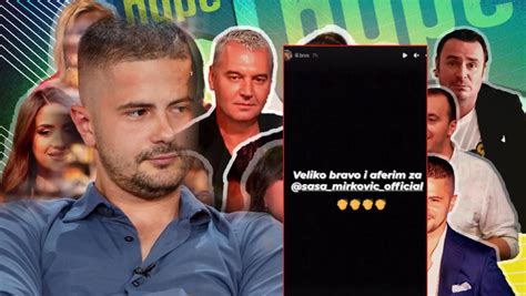 Bilal Brajlović in Urša Škofic v objemu