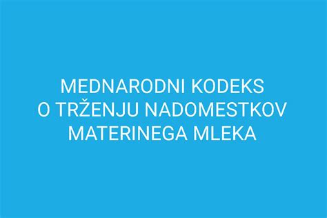 Simbolična slika materinega mleka