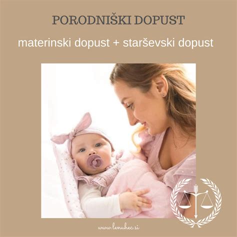 Grafikon, ki prikazuje razdelitev časa med materinskim in starševskim dopustom