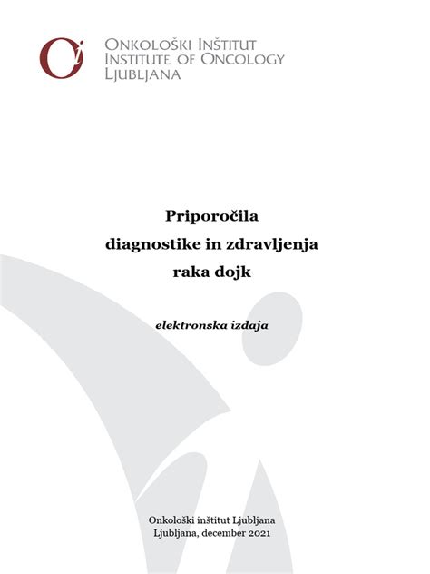Diagram postopka diagnostike raka jajčnikov