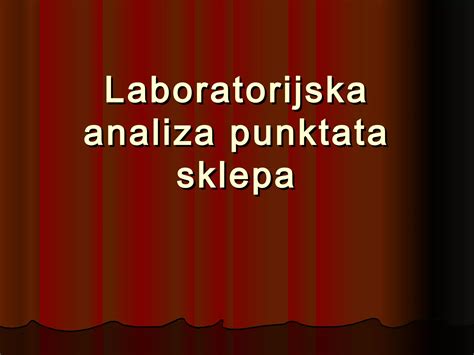 Laboratorijska analiza semena