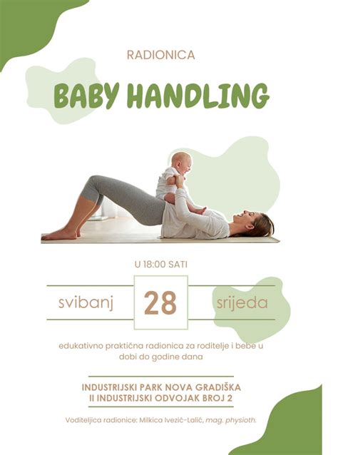 Pravilno dviganje dojenčka z uporabo baby handlinga