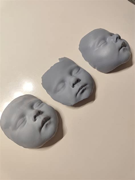 Primer 3D ultrazvočnega posnetka obraza dojenčka