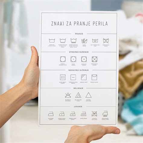 Navodila za pranje perila pri garijah