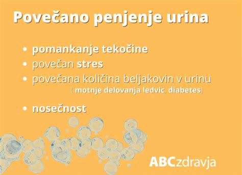 Infografika prikazuje ključne simptome DKA: žeja, pogosto uriniranje, utrujenost, bolečine v trebuhu, vonj po acetonu, težko dihanje.