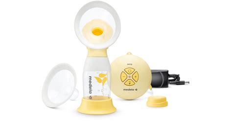 Razstavljeni deli črpalke Medela Swing Flex
