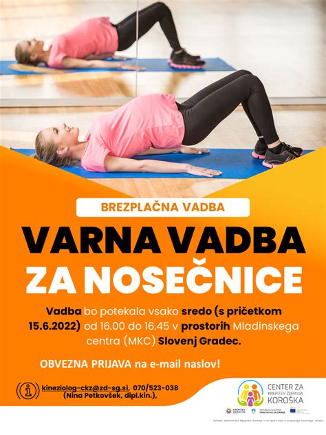 Vadba za nosečnice v telovadnici