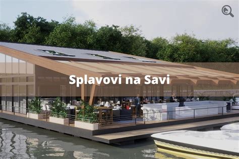 Novozgrajeni splav na reki Savi