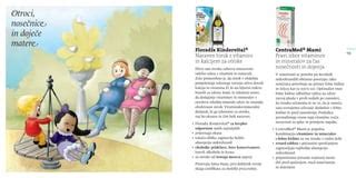 Ilustracija nosečnice, ki jemlje vitaminsko tableto