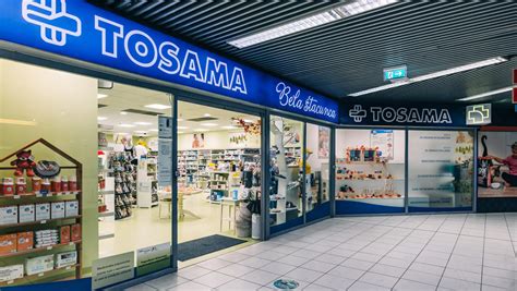 Notranjost specializirane trgovine Tosama