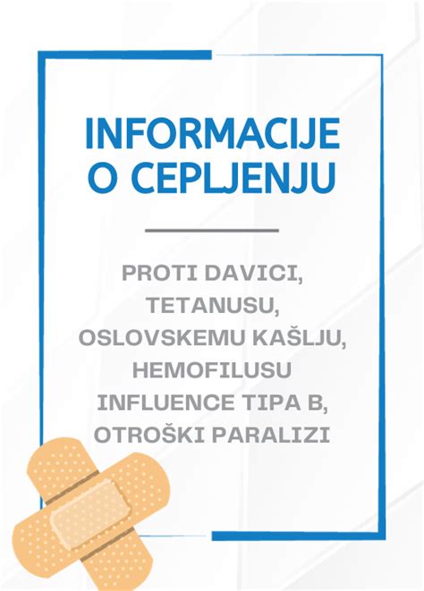 Infografika o cepljenju proti pnevmokokom in hemofilusu