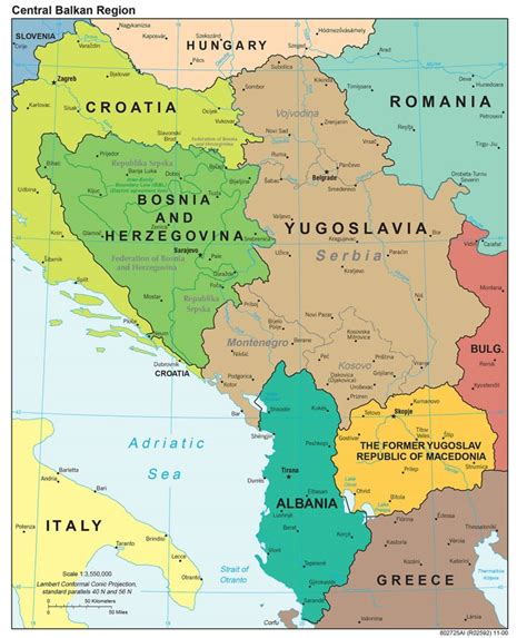Zemljevid Srbije z lokacijo taborišča Banjica