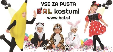 Raznolika ponudba pustnih kostumov za otroke in odrasle