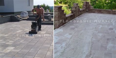 Priprava podlage za tlakovanje z betonskimi ploščami
