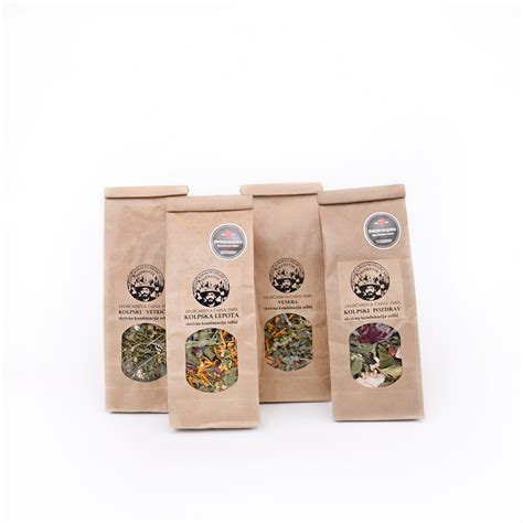 različni zeliščni čaji