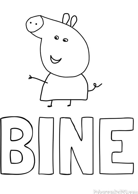 pobarvanka Pujse Pepe