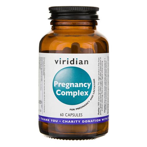 Embalaža Viridian Pregnancy Complex
