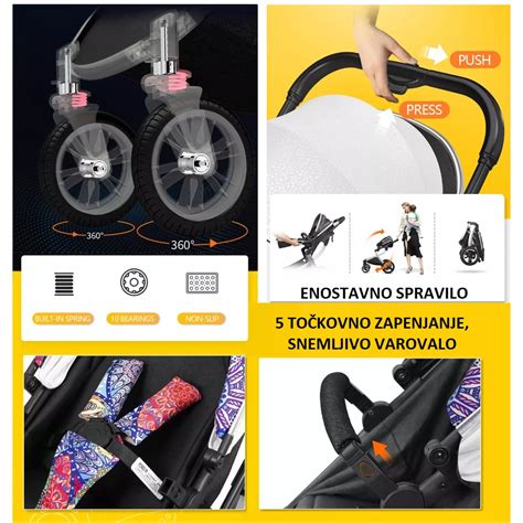 Športni del vozička Tako Alive z nastavljivim naslonom