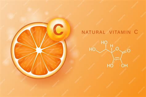 Ilustracija molekule vitamina C