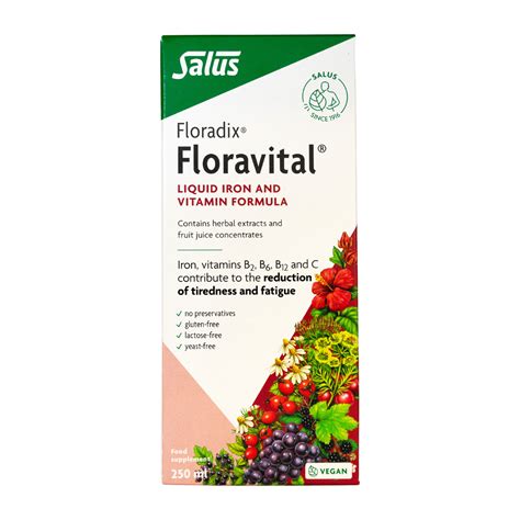 Embalaža izdelka Floradix Floravital