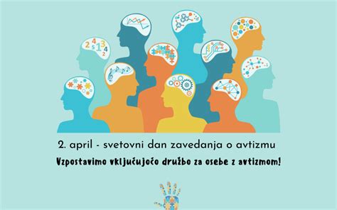 Infografika z različnimi vrstami terapij za avtizem