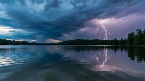 Ilustracija nevihte in mirnega morja