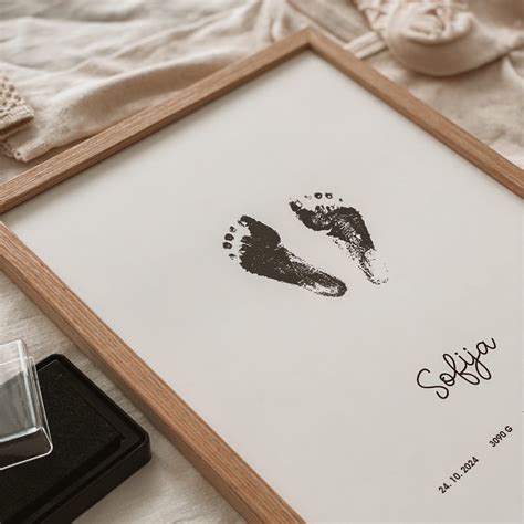 Odtis otroške nogice