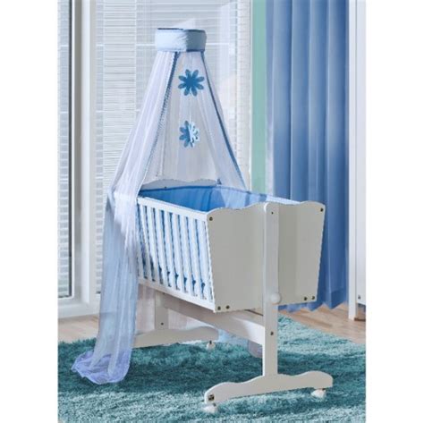 Otroška zibelka z nežnimi motivi