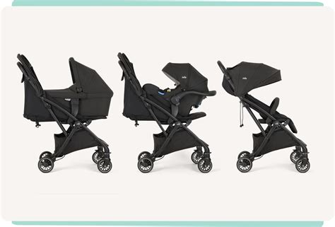 Diagram, ki prikazuje sistem vzmetenja in vrtljiva kolesa vozička Joie Tourist S