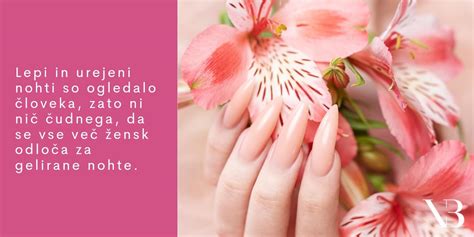 Urejena ženska roka z geliranimi nohti