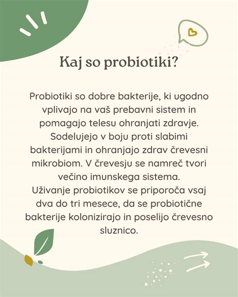 Infografika o delovanju probiotikov v črevesju