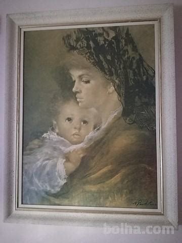 Simbolična slika navezanosti med materjo in otrokom