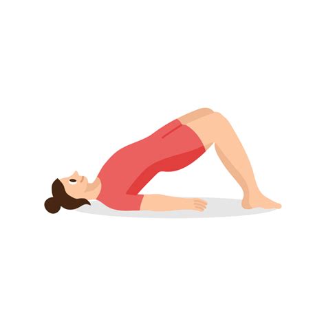 Ilustracija ženske, ki izvaja Keglove vaje