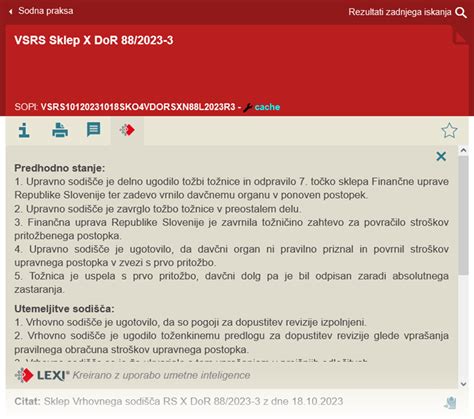 Pregled sodnih odločb Ustavnega sodišča glede OBMP