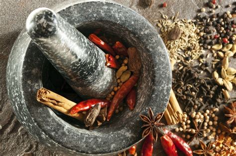 slika čilija in drugih pekočih začimb